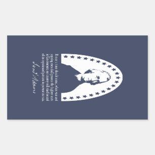 Cita de Samuel Adams - Pegatinas patrióticos