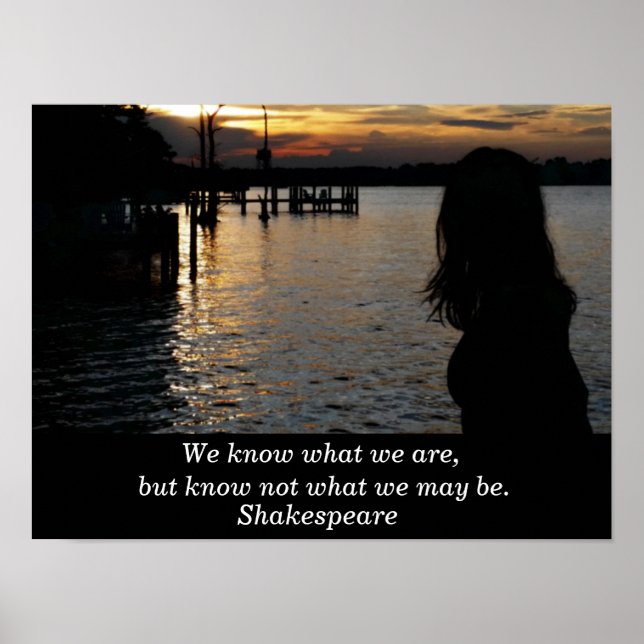 Cita de Shakespeare - poster de arte (Frente)