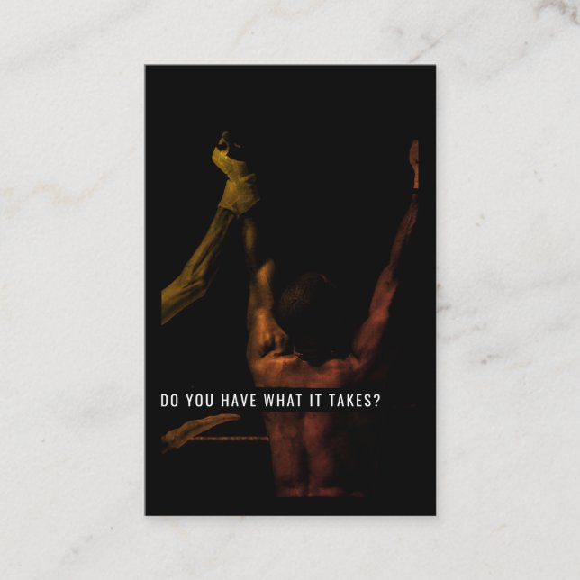 Cita de tarjeta de instructor motivacional e inspi (Anverso)