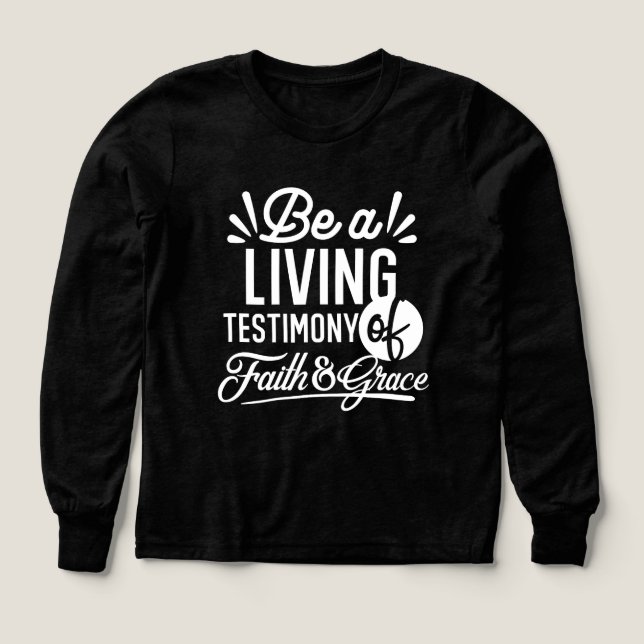 Cita de Testimonio de Vida Espiritual Fe y Gracia (Diseño frontal)