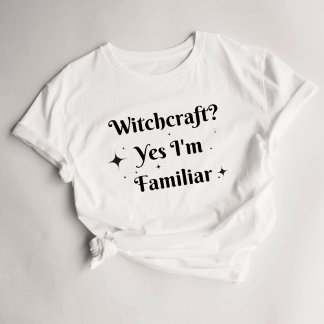 Cita de texto de camiseta de brujería para mujeres