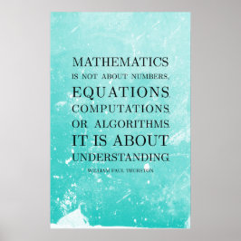 Cita de Thurston - Posters de matemáticas