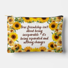 Cita de verdadera amistad – Bolsa de corte y costu