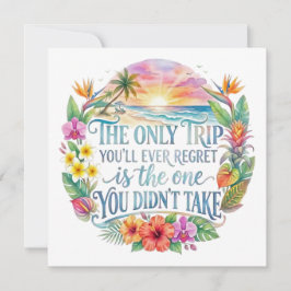 Cita de viaje tropical de vacaciones en la playa i