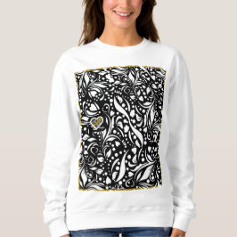 Cita de vida sudadera negra de Adiela Akoo