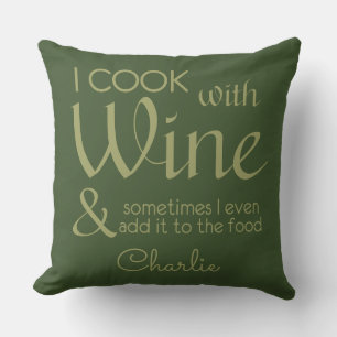 Cita de vinos nombre personalizado lanzar almohada