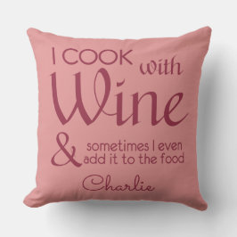 Cita de vinos nombre personalizado lanzar almohada