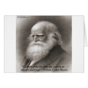 Cita de William Cullen Bryant y la naturaleza