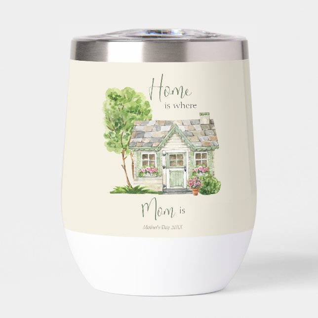 Cita del día de la madre acuarela sensorial (Frente)