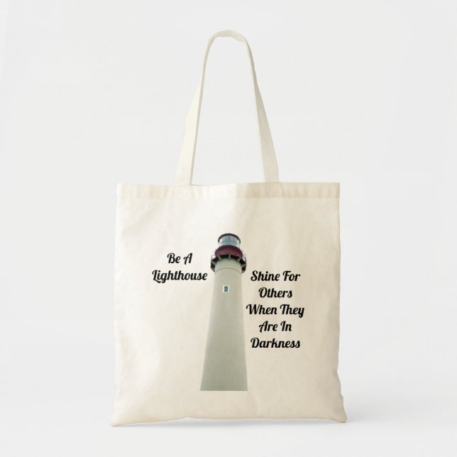 Cita del faro - Sé una bolsa de tocador del faro (Frente)