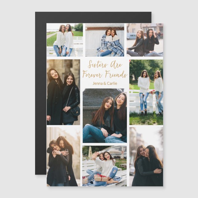Cita del Personalizado de Sisters Forever Friends (Anverso/Reverso)