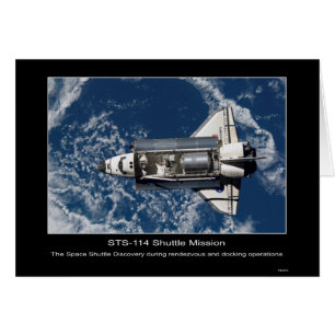 Cita del transbordador espacial Discovery y acopla