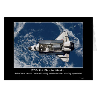 Cita del transbordador espacial Discovery y acopla