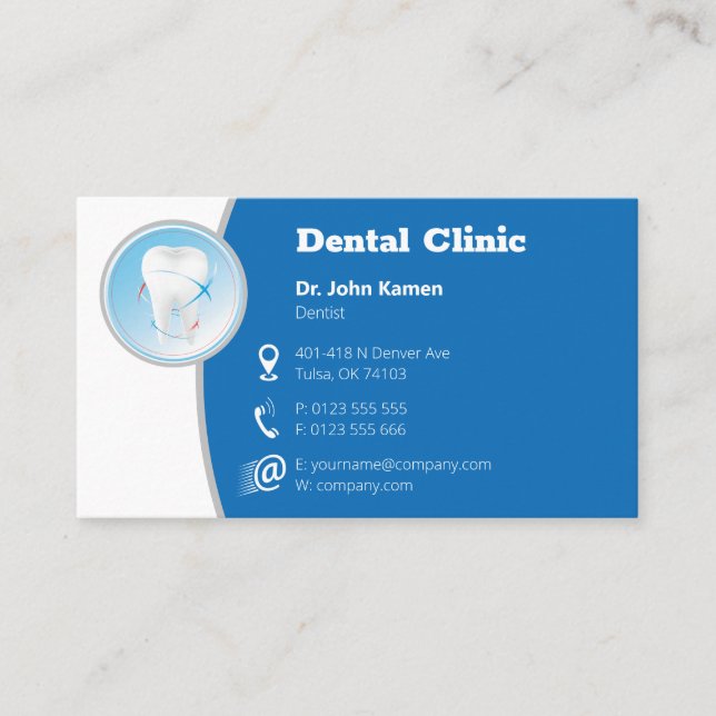 Cita dental | Clínica dental profesional (Anverso)