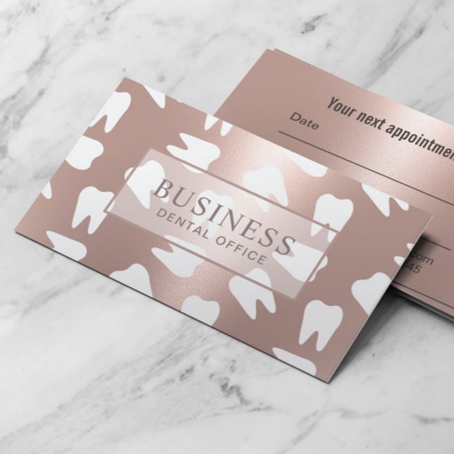 Cita dental de oro para Rosa de patrón dental de d (Subido por el creador)