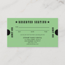 Cita Dental de Vintage Verde Reservada