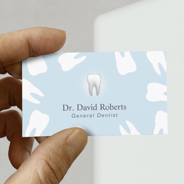 Cita dental dental dental brillante azul (Subido por el creador)