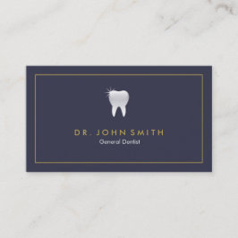 Cita dental dental Royal Blue Shiny Tooth