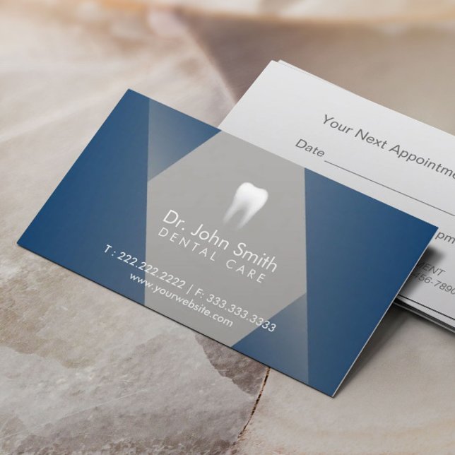 Cita dental dentista azul moderno (Subido por el creador)