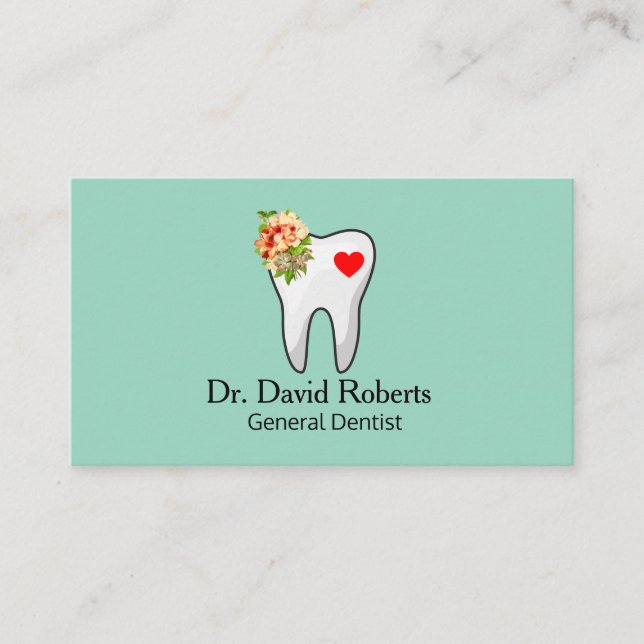 Cita Dental Diente Corazón  (Anverso)