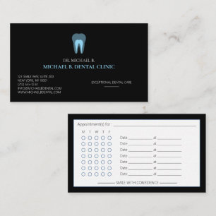 Cita Dental Formal Odontólogo Dientes Negros