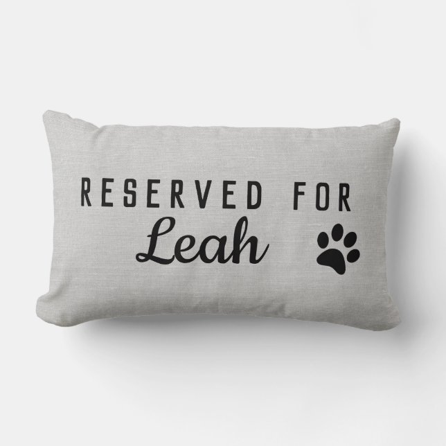 Cita divertida, almohadas de perro decorativas (Anverso)