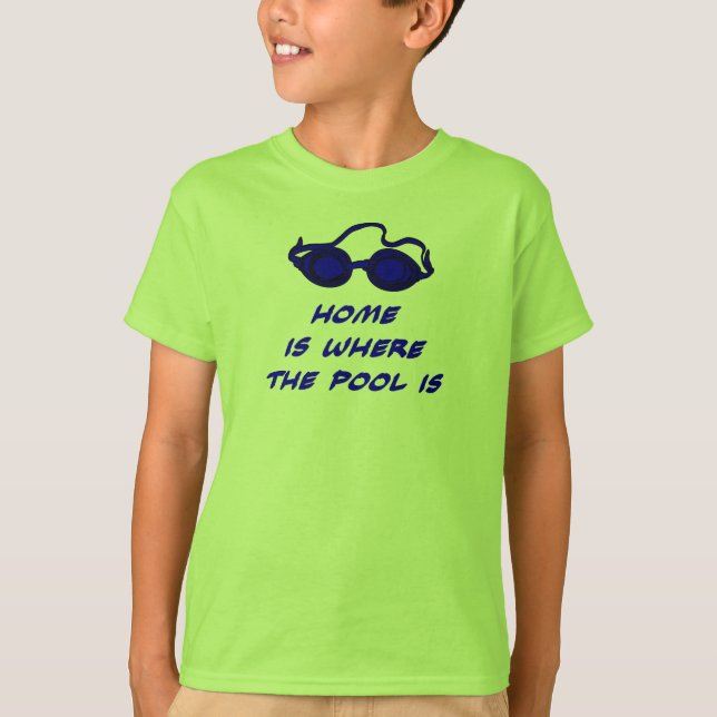 Cita divertida de baño - camiseta para niños (Anverso)