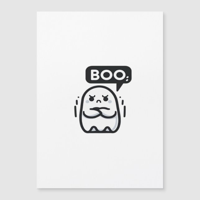 Cita Divertida de Desaprobación Boo (Anverso)