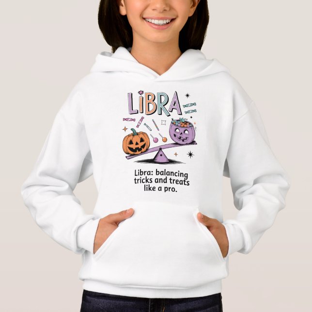 Cita divertida de Halloween Libra Zodiac (Anverso)
