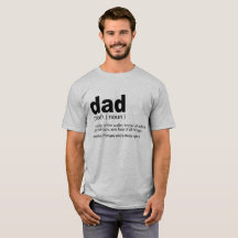 Cita divertida de la camiseta del padre de la