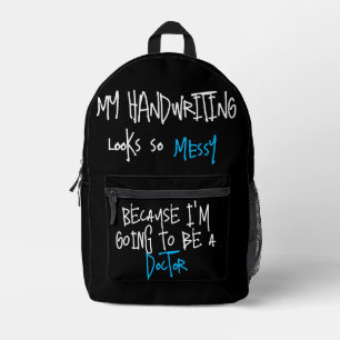 Cita divertida Médica futuro mochila impresa en ne