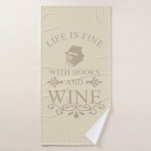 cita divertida para libros y amantes del vino