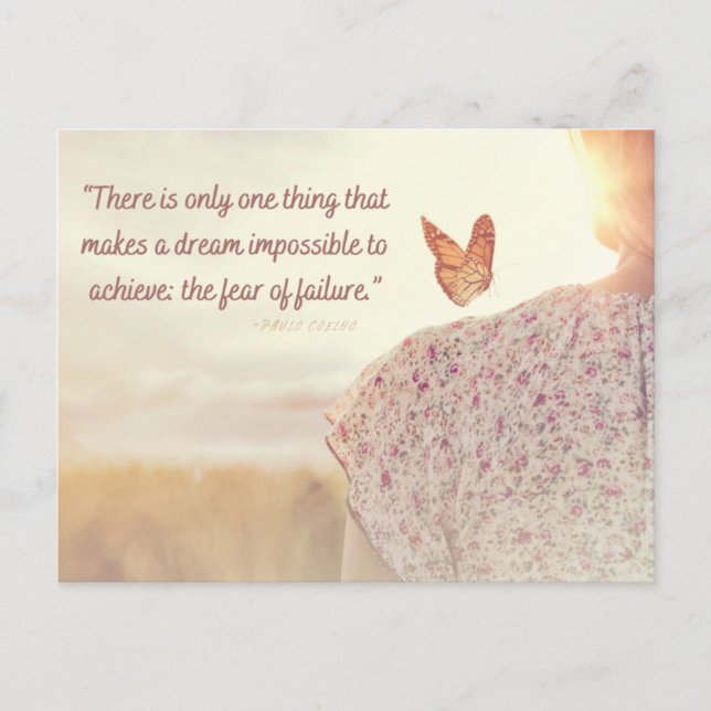 Cita el miedo de la tarjeta postal (Anverso)