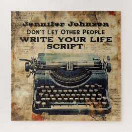 Cita el rompecabezas de la máquina de escribir