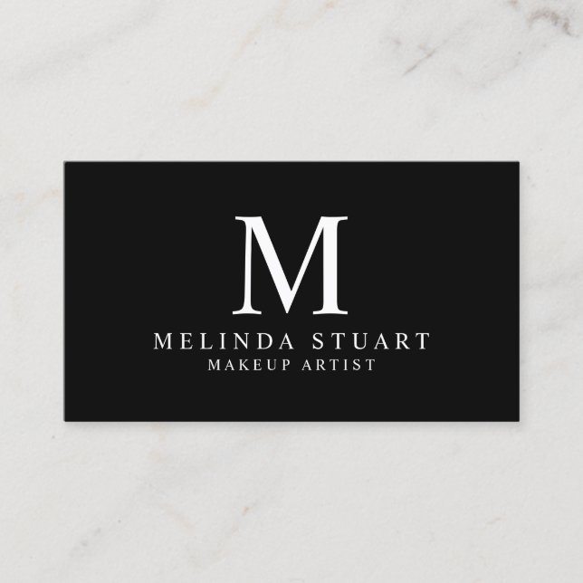 Cita elegante blanco y negro (Anverso)