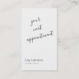 Cita en negro y blanco moderno