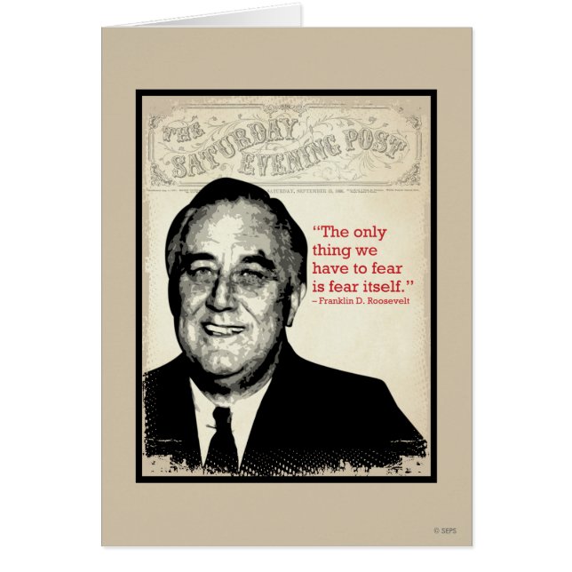 Cita Franklin D. Roosevelt (Frente)