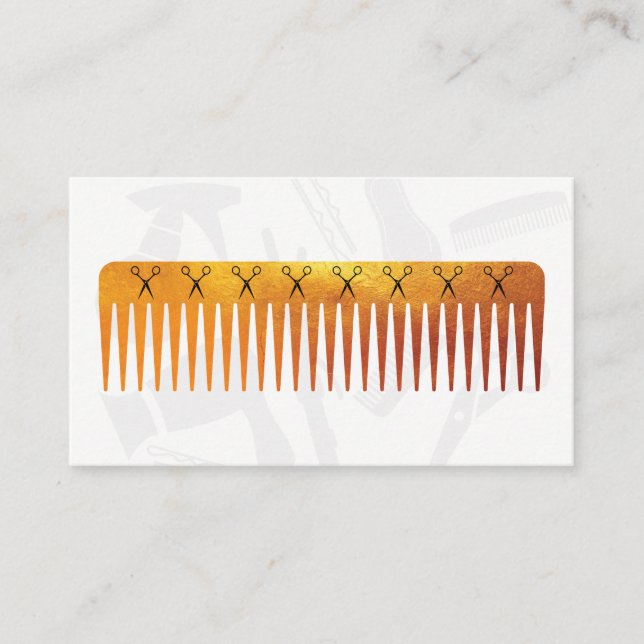 Cita Gold Luxe Comb Shears Hair Stylist (Anverso)