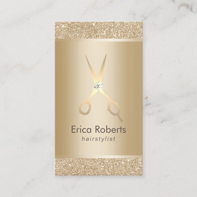 Cita Hair Stylist Luxury Gold Sparkle (Anverso)