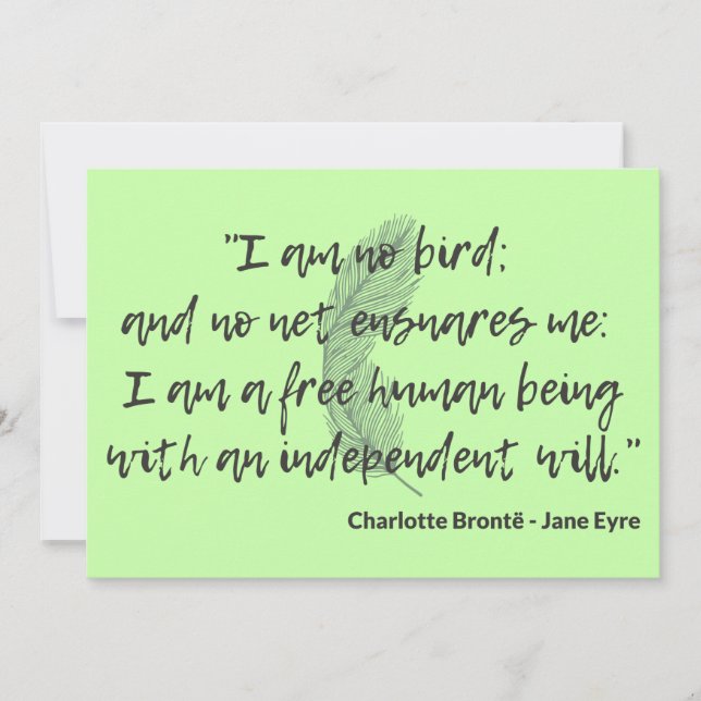 Cita II de Jane Eyre (Anverso)