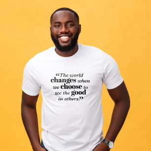Cita Inspiradora de camisetas de hombres