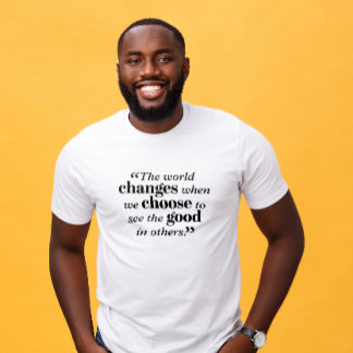 Cita Inspiradora de camisetas de hombres