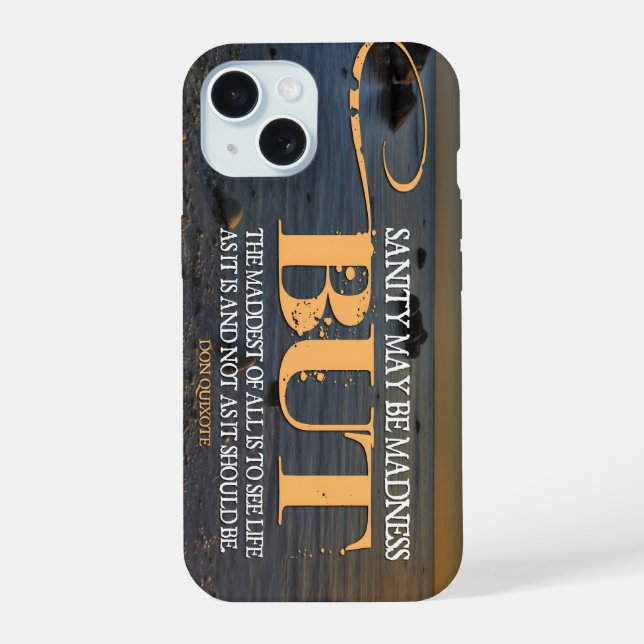 Cita Inspiradora de Don Quijote "Locura" (Reverso )