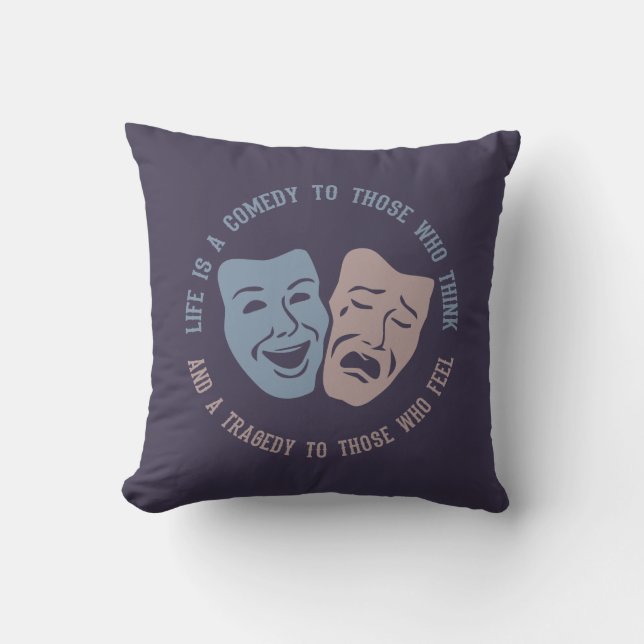 Cita LIFE personalizado lanzar almohada (Anverso)