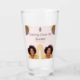 ¡Cita Más De 30 Patos! Vaso de cristal