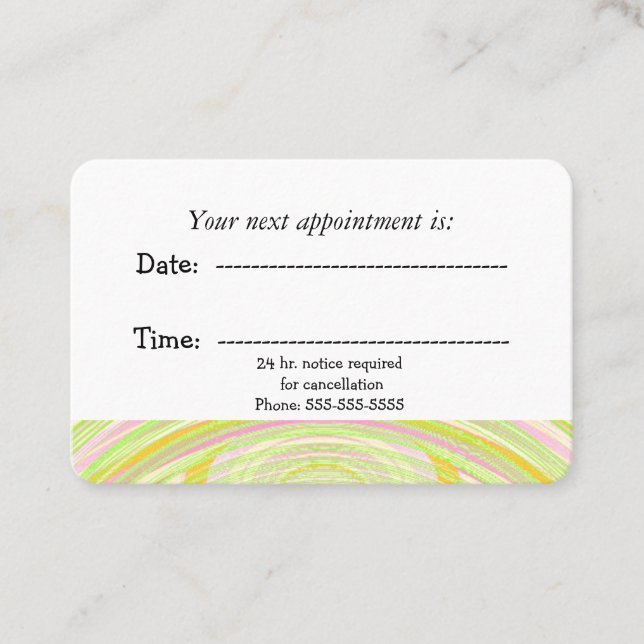 Cita médica moderna del arco iris (Anverso)