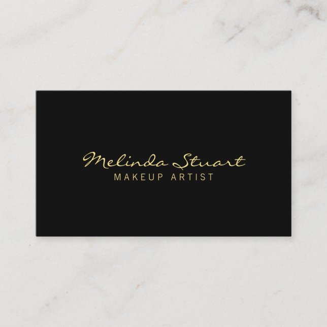 Cita moderna profesional del negro y del oro (Anverso)