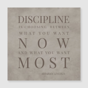 Cita Motivacional de Disciplina Marrón