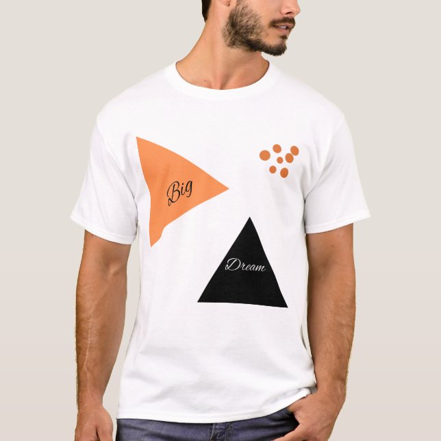 Cita motivacional GRAN SUEÑO Camiseta gráfica (Anverso)