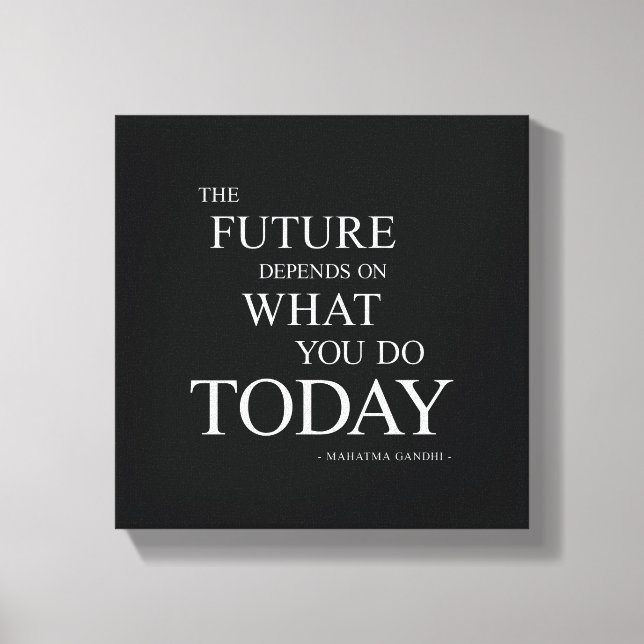 Cita motivacional para el futuro del lienzo artíst (Anverso)